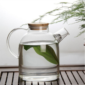Clear Glass Teapot  Blooming Tea Pot With Infuser