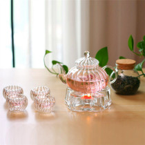 Clear Glass Teapot  Blooming Tea Pot With Infuser