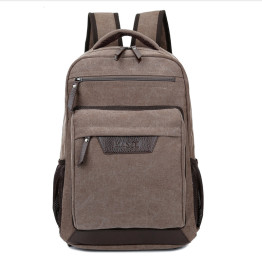 Mens Fashion Custom Canvas Backpack Canvas Laptop Backpack