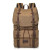 2019 New Canvas Large Capacity Backpack Coffee Color Casual Backpack Daily Leisure Large Capacity Backpack