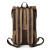 2019 New Canvas Large Capacity Backpack Coffee Color Casual Backpack Daily Leisure Large Capacity Backpack