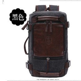 Blank Backpack Canvas Shoulder Bag Backpack for Men
