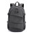 New 2019 Double Strap Waterproof Backpack with Usb Charge School Bag