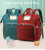 Custom Diaper Bag Backpack Mochila Con Bolsa De Pana Nappy Bag Luiertas Large Capacity Mommy Baby Crib Diaper Bag Backpack